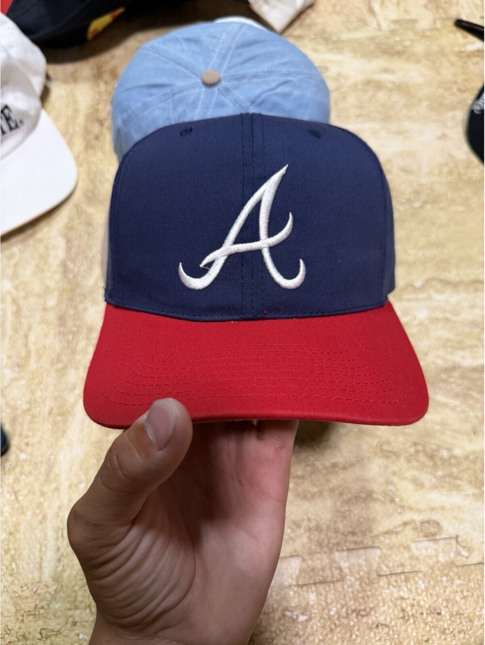 Vintage Atlanta Braves Hat Cap Snapback American Needle READ